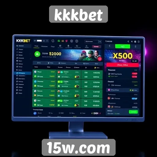 Análise da interface do usuário do site kkkbet